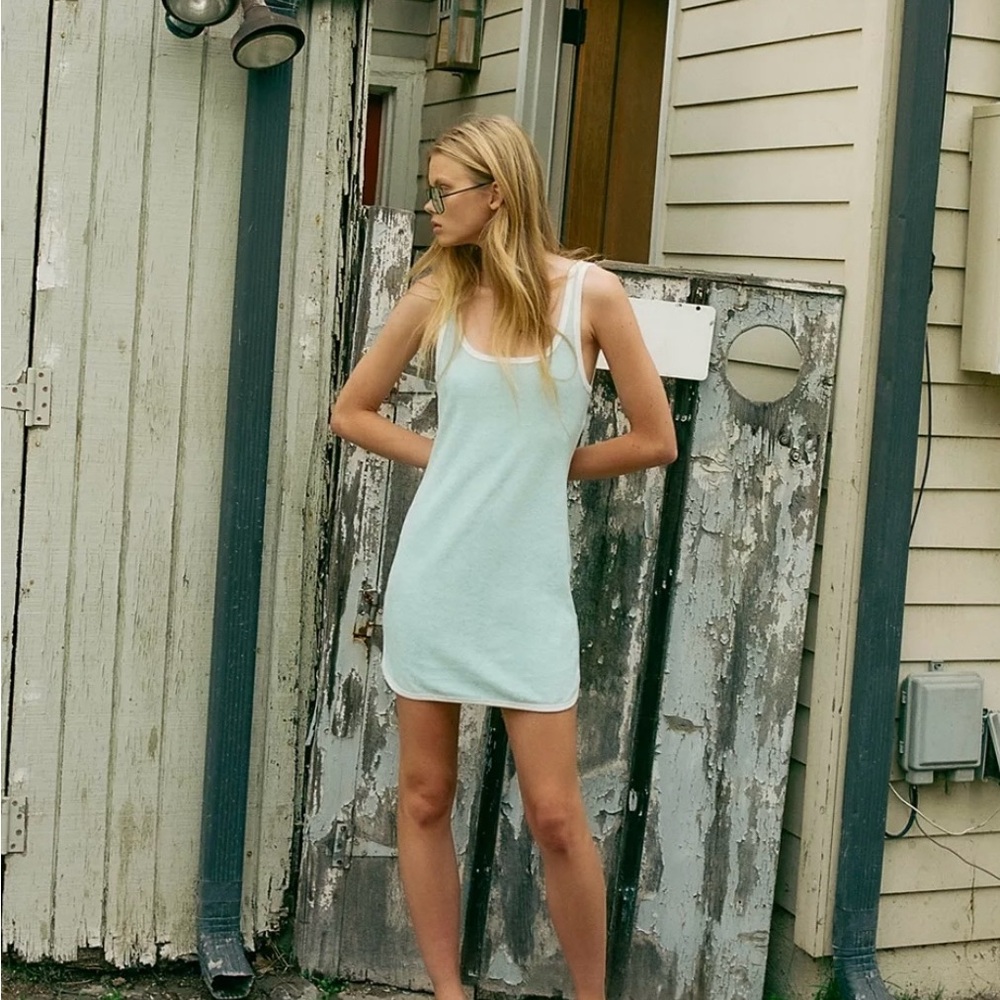Urban Outfitters Selena Terrycloth Mini Dress